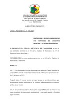 ATO DA PRESIDÊNCIA Nº 036/2025 - RECESSO DOS SERVIDORES DO LEGISLATIVO