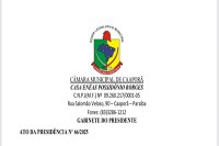 ATO DA PRESIDÊNCIA Nº 66/2025 CONVOCAÇÃO PARA SESSÃO ORDINÁRIA