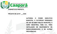 Câmara Municipal aprova projeto 0012/2026