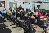 Presidente da Câmara e vereadores de Caaporã se reúnem com agentes de saúde para debater projetos sobre incentivo à Atenção Primária 